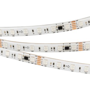 Лента DMX-5000SE-5060-60 24V Cx6 RGB (12mm, 14.4W/m, IP65) (Arlight, Закрытый, IP65)