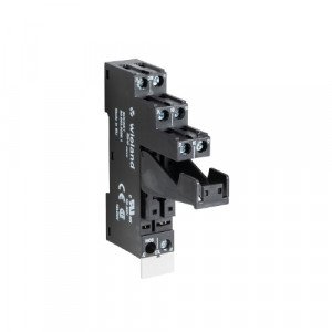 Колодка для реле 80.063.5026.1, Колодка для реле, с 1 переключающими контактами, рабочее напряжение: 48 V AC / DC, с винтовой фиксацией провода, серия flare