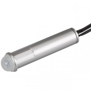 Датчик SR2-Motion Round (12V, 20W, PIR Sensor) 020229, ИК-выключатель для светодиодной ленты 12 В. Питание/рабочее напряжение DC 12 В, максимальный ток 1.6 A на канал, 1 канал, максимальная мощность 20 Вт. Датчик движения, расстояние срабатывания 1-3 м. Габаритные размеры: датчик 16х61х65 мм, кабель 2 м.