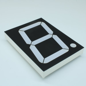 FYS-40011DUR-11, Индикатор сегментный одноразрядный 101.6мм OA Красный 60-100мКд