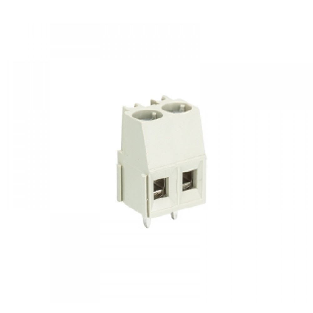 Изображение товара Клемма Wiecon 8291 / 2 OB горизонтальная для платы 2 полюса винтовая серый