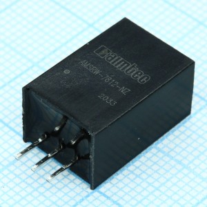 AMSRW-7812-NZ, DC/DC, 6Вт, вход 17…72В, выход 12В/0.5А, без гальваноразвязки, КПД 89…93%, максимальная емкостная нагрузка не более 100мкФ, SIP3, 11.5x9.0x17.5мм, -40…85°C, пластик, прямые выводы