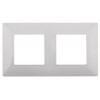 14-5002-01 Рамка на 2 поста, Elegance, белый (10/100/3000) Б0034387