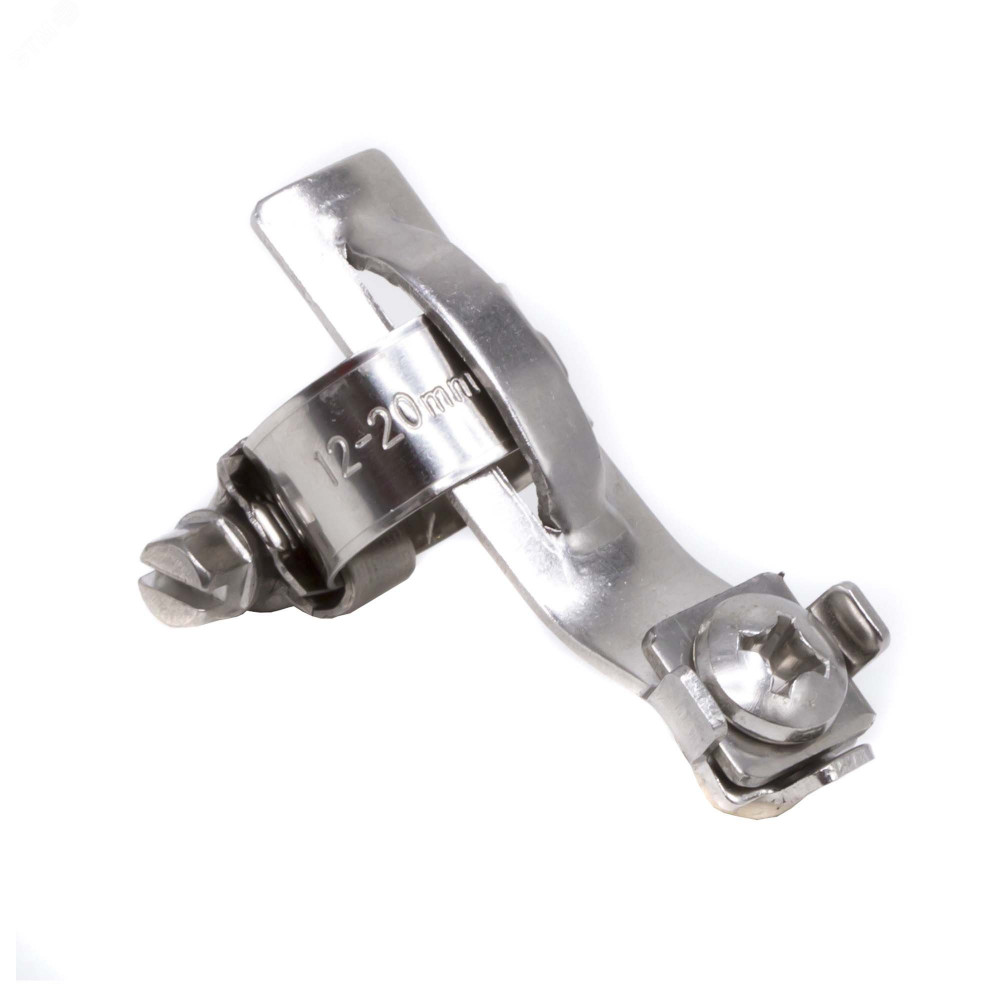 Изображение товара Хомут для заземления металлорукава и жестких труб 12-20 мм