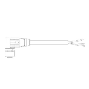 2273099-3, Кабели для датчиков / Кабели для приводов 4pos PUR 5.0m M12 agl sckt pig shld A