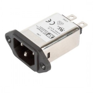 FASMA03SFR, Модули подачи электропитания переменного тока EMC FILTER, IEC INLET, 3A, MEDICAL