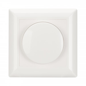 Накладка декоративная для панели LN-500 027608, Накладка декоративная одинарная для TRIAC ппанели LN-500  размер 86*86mm, цвет RAL9010, материал ABS V1