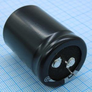 HLK331M2GBKJ3040VBK, Конденсатор алюминиевый электролитический 330мкФ 400В ±20% (30 X 40мм) защелкиваемые выводы 10мм 2000час 105°С  россыпь