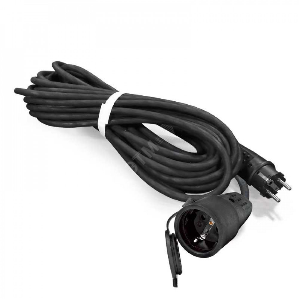 Изображение товара Удлинитель-шнур силовой каучуковый IP44 20м 964U-7002 УНИВЕРСАЛ