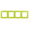 12-5004-26 Рамка на 4 поста, 2, лайм (10/100/2000) Б0019429