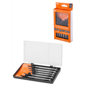 Набор отверток для точных работ №1, с намагниченным наконечником, 6 предметов "Гранит" SQ1013-0301