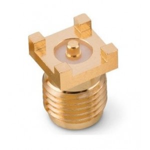 60312102114405, РЧ соединители / Коаксиальные соединители WR-SMA STRAIGHT JACK PCB SMT