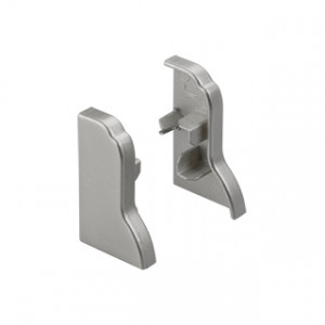 Заглушка ARH-PLINTUS глухая 026611, Заглушка глухая для профиля ARH-PLINTUS. Материал пластик, серебристый.  В комплекте 2 шт., цена за 1 комплект.