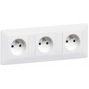 Рамка 3-м Valena Life универсальная бел. 754003