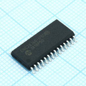 ENC28J60-I/SO, Контроллер Ethernet 10МБит с интерфейсом управления SPI -40...+85С