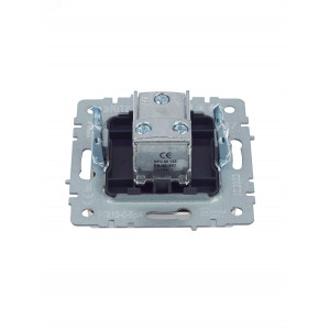 BRITE Розетка TV проходная РТВ10-0-БрА алюминий BR-A10-P-K47