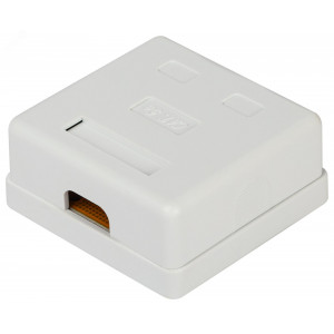 Розетка компьютерная 2-м RJ45 кат.5E неэкранир. Б0056902