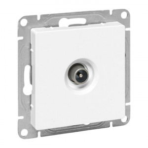 Механизм розетки TV, опроходная, белый Эпика EKF UP1-SOW-TV-2