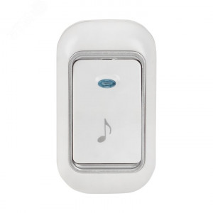 Звонок беспр. на батарейках Classic (2х1,5В АА, бел.-сер. 51 мелод. с индик. 4 ур.) DBB-D-003