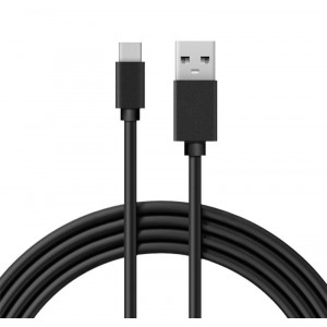 Шнур USB-Type-C, PVC,1метр, белый