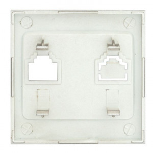 Валенсия лицевая панель розетки Phone 1-местная кашемир EKF PROxima