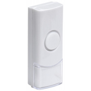 Кнопка для звонка беспроводного КЗБ2 IP44 белая EZD21D-KZ-02-K01