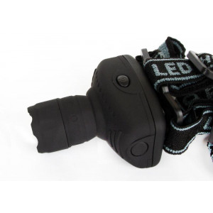 Фонарь налобный LED 5354 1Вт LED ZOOM 3 режима 3хR03 сер. 11549