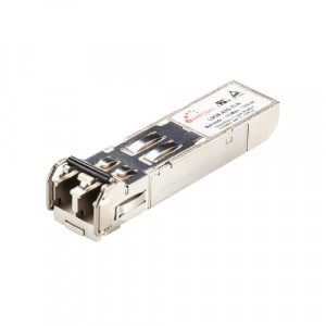 Модуль WIENET SFP G SM DFB, SFP модуль серии WieNet, тип волокна Glass fiber (single mode), скорость передачи 1250 MBit/s, источник света DFB, дистанция передачи 30 км