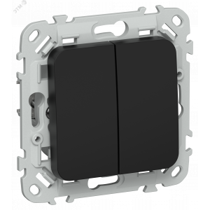 FLITE Выключатель жалюзи 10А ВЖ52-2-0-ФлЧ черный IEK FI-V15-0-10-1-K02