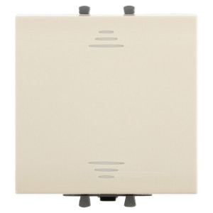 Инвертор одноклавишный модульный, "Avanti", "Ванильная дымка", 2 модуля 4405122