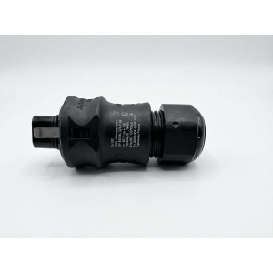 Разъем ВВР-03-32-230-К, Разъем ВВР-03--32-230-К, Взрывозащищенный вилочный разъем на кабель диам. 6-10 мм; IP68(69k); 3 полюса; винтовая фиксация провода; номинальные характеристики: 250V+РЕ, 32A, цвет черный; маркировка взрывозащиты 1Ex eb IIC T6 Gb X