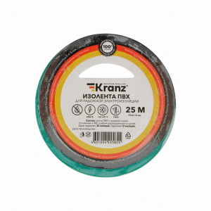 Изолента ПВХ 0.13х19мм 25м зел. KR-09-2203