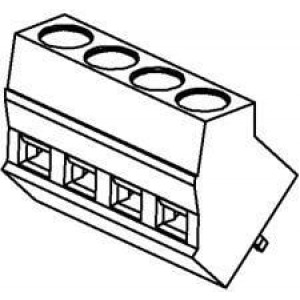 39543-4305, Фиксированные клеммные колодки 5.0MM EUROBLOCK PC 48 BLK 5CKT