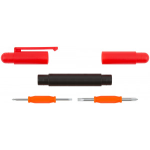 Отвертка для точных работ ""мини"" 4-в-1 переставная 56180