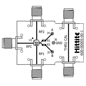 EV1HMC547ALC3, Радиочастотные средства разработки Eval Board