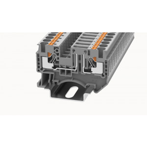 Клемма для модулей DS4-TG-01P-11-00Z(H), Клемма для подключения модулей, тип фиксации провода: Push-in, номинальное сечение: 4 мм кв., 20A, 500V, ширина: 6,2 мм, цвет: серый, тип монтажа: DIN35, втычная перемычка,