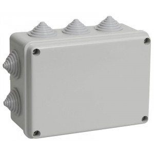 Коробка распаячная ОП 150х110х70 IP44 KM41241 (10 каб.ввод.) UKO10-150-110-070-K41-44