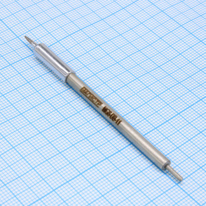 MG8-DB-11, Жало паяльное износостойкое для паяльников ПРК-90, ПРК-Ц20, односторонний срез, 0.8мм