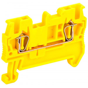 Клемма пружинная КПИ 2в-1,5 17,5А желтый YZN11-001-K05