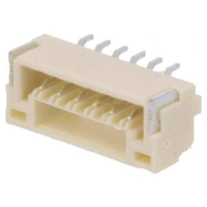 SM06B-GHS-TB (LF)(SN), Соединитель провод-плата, вилка,, GH, 1,25мм, PIN: 6, SMT, 50В, 1А