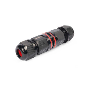 FFC-21/3Р-IP68, Кабельный коннектор I-образный герметичный, 3 контакта сечение жил от 0.5 до 4мм2, внешний диаметр кабеля от 6 до 10мм, IP68