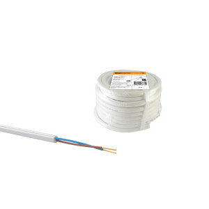 Провод ПВС 2х0,75 ГОСТ (5м), белый SQ0118-0001