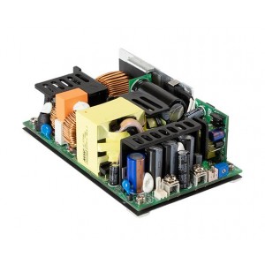 EPP-500-54, AC-DC, 320.2Вт (вент. 500Вт), ККМ, вход 80…264V AC, 47…63Гц /113…370В DC, выход 54В/5.93A (вент. 9.26А), рег. вых 51…56В, изоляция 3000В AC, открытая плата 127х76х40мм, -30…+70°С, доп. выход 12В/0.5А, выход SB 5В/1А