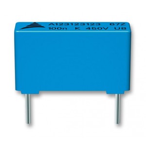 B32672Z4105K189, Конденсатор металлоплёночный полипропиленовый 1мкФ 450В ±10% ( 18х11х18.5мм) радиальный 15мм 125°С автомобильного применения лента на катушке