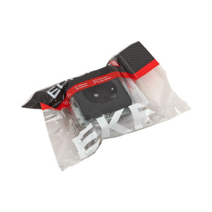 Механизм розетки, 16А, с заземлением, без шторок, ч-рный Эпика EKF UP1-SOB-110