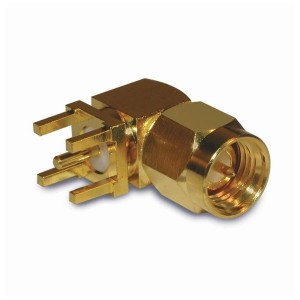 132135, РЧ соединители / Коаксиальные соединители SMA R/A PCB PLUG