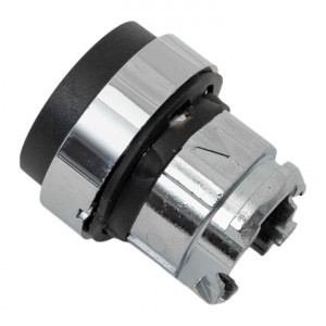 Исполнительный механизм кнопки XB4 черный выпирающая возвратный без фиксации, без подсветки IP65 EKF XB4BL-BL-65