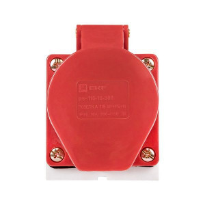Розетка кабельная 16А 380В 3P+РЕ IP44 (214) ps-214-16-380