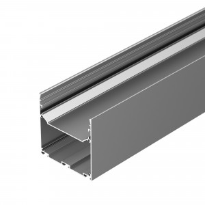 Профиль LINE-S-7575-2500 ANOD 041853, Алюминиевый анодированный профиль для светодиодных лент и линеек. Габаритные размеры (LхWхH): 2500x75x75 мм. Ширина площадки для ленты 50 мм. Отсек для БП 72,5х33,3 мм. Экраны, заглушки и другие аксессуары приобретаются отдельно. Цена за 1 метр.