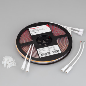 Лента герметичная SPI-COB-PS-X378-14mm 24V White6000-PX63-BPT (7 W/m, IP67, 5m) 041741, Светодиодная лента SPI-X378, герметичная IP67 (PS - силиконовая экструзия), микросхема WS2818B. Светодиоды CSP 378 шт/м (1890шт на 5м), 1 pixel = 63 LED, белая плата, скотч 3М. Цвет БЕЛЫЙ 6000K, высокий индекс цветопередачи CRI>90, угол 120°. Питание 24 В